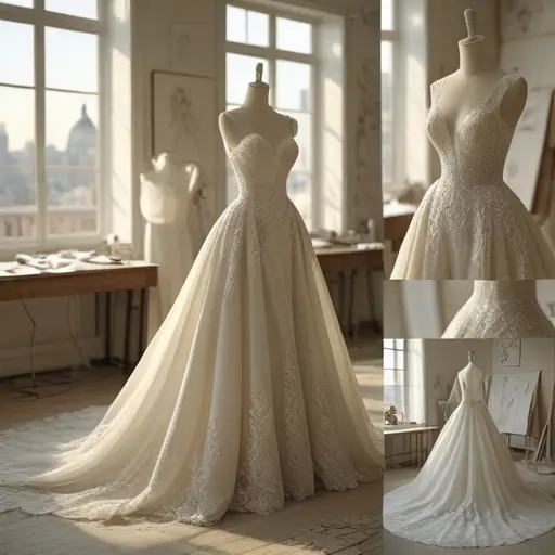 Egyedi esküvői ruha tervezés Budapesten: Hogyan valósul meg az álomruha?